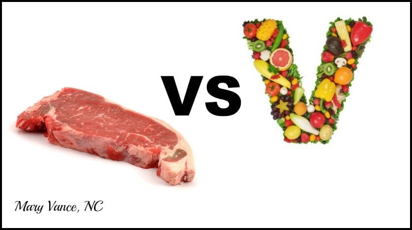 Vegetarian vs meat eater health