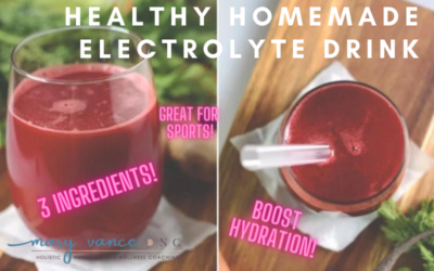 3 Ingredient Healthy Homemade Electrolyte Drink